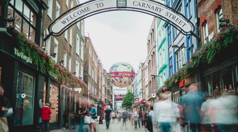 L’ambiance de Carnaby Street à Londres