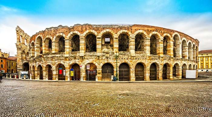 The Roman amphitheatre in Verona has stood for nearly 2000 years