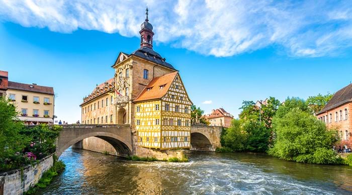 The scenic town of Bamberg