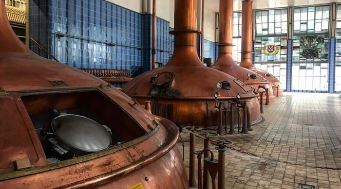 Inside the Becks brewery, Bremen
