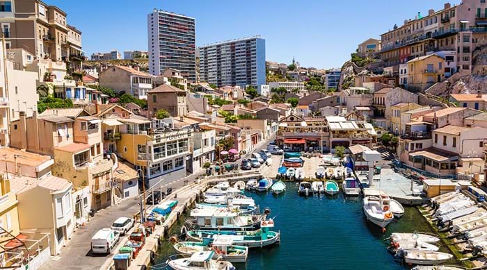 Sit back and relax to the stunning views of the Vallon des Auffes