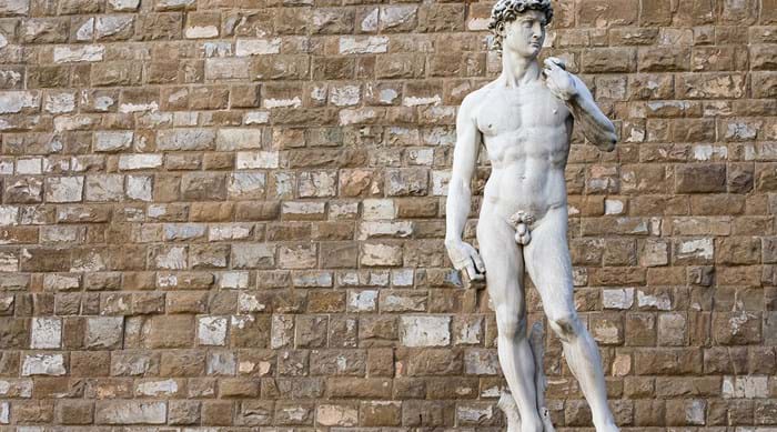 The David, by Michelangelo, Florence