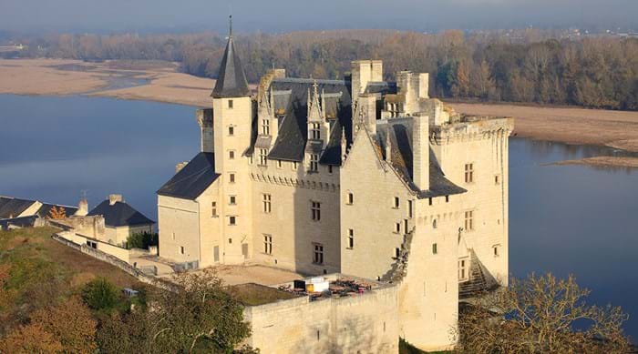 Château de Montsoreau, the only castle actually built on the Loire riverbed