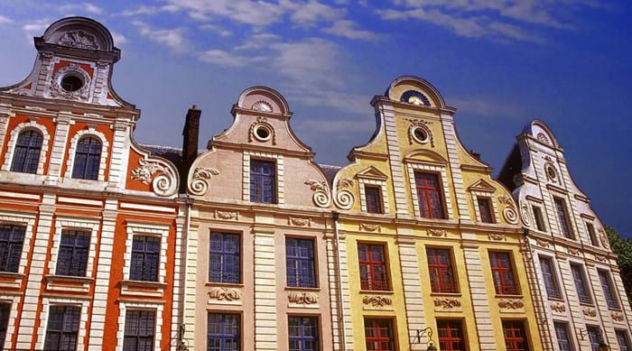 The baroque houses that have made Arras famous.