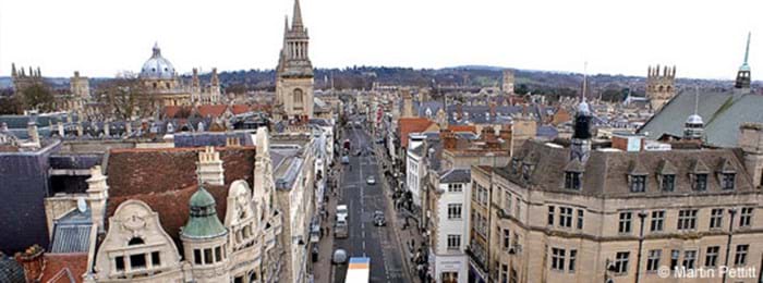 Du haut de la Carfax Tower - Oxford