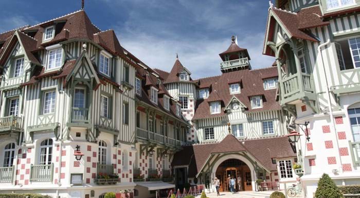 One of the most luxurious hotels in Deauville, Hotel Barrière Le Normandy has had some famous guests.