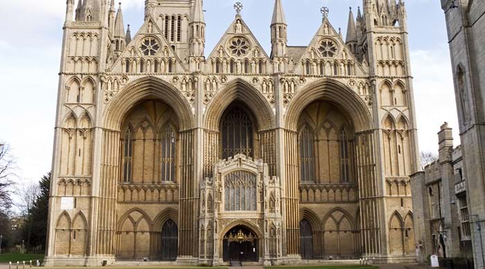 La cathédrale normande de Peterborough, un chef d’œuvre.