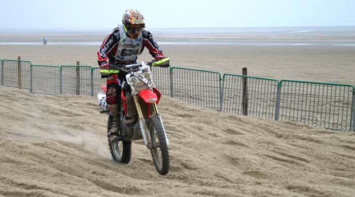 Over 1,000 motorbikes and quad bikes take part in the race.