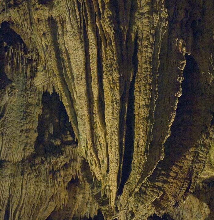 The sheer scale of the stalactites in Padirac Cave is breath taking