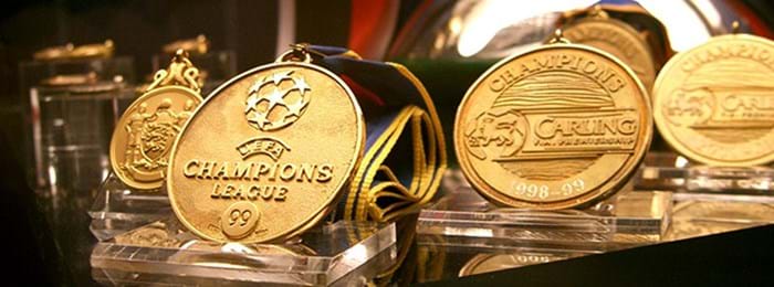 Exposition de médailles et trophées