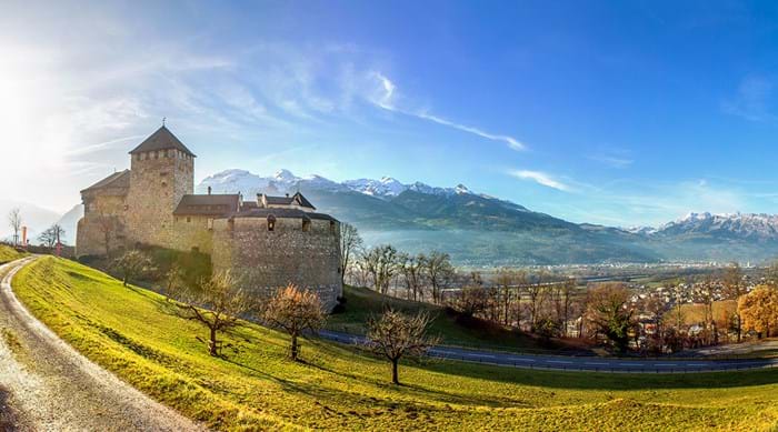 Vaduz castle is the palace and official residence of the Prince of Liechtenstein.