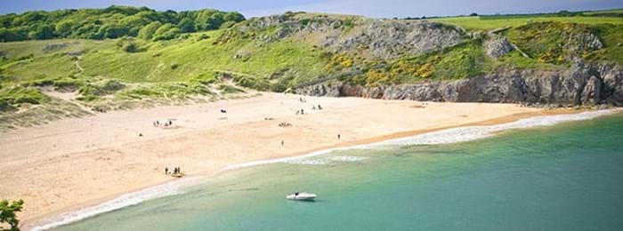  La belle plage de Barafundle au Pays de Galles