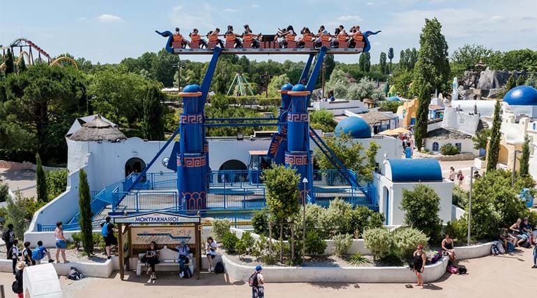 An attraction at a theme park
