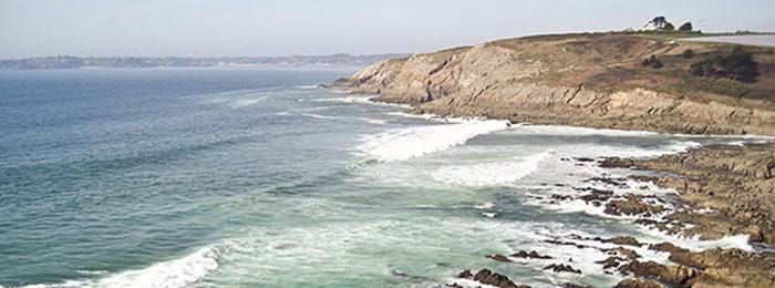 Northern Brittany's coast is a great place to catch more challenging waves