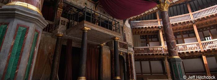 Le théâtre Shakespeare’s Globe – à quelques centaines de mètres de l’original, détruit par les flammes en 1613.