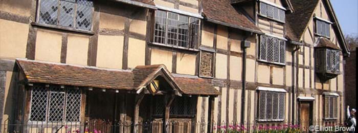 La maison d'enfance de Shakespeare à Stratford-upon-Avon