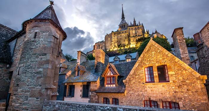 Will you see the spectral figures haunting Mont Saint-Michel?