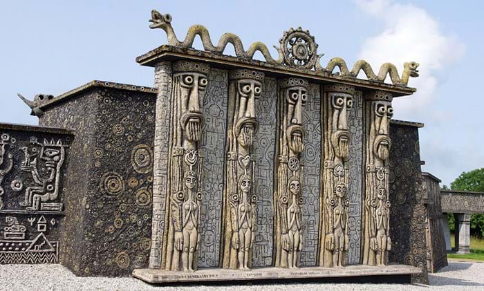 The Gate of the Giants represents five great artists