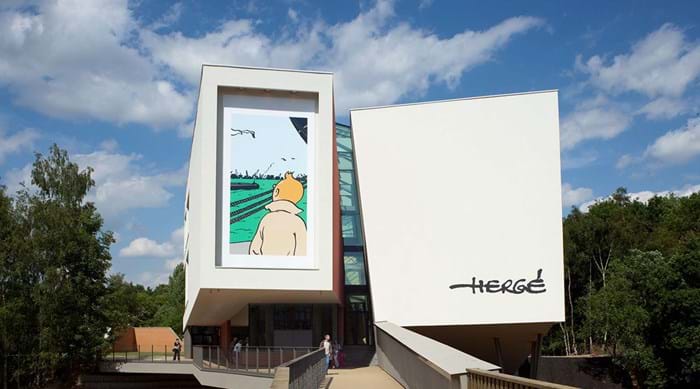 All fans of Tintin need to visit this beautifully designed museum