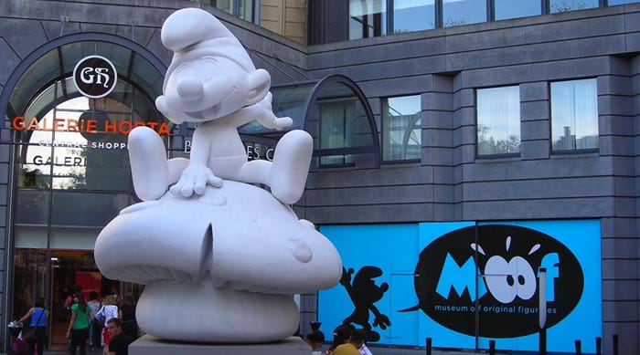 MOOF Museum is a cartoon lovers dream! Come here to be transported to the Smurfs magical world