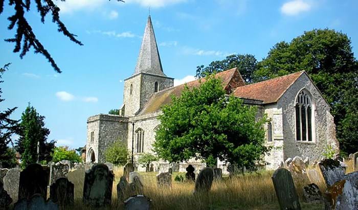  L'église du village le plus hanté du Kent ; Pluckley.