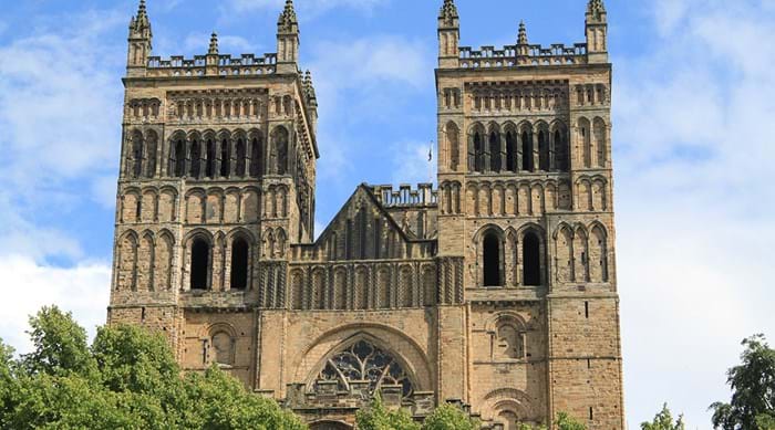 Les tours de la cathédrale de Durham.