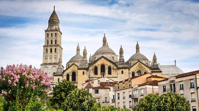 The iconic domes of the Périgueux cathedral